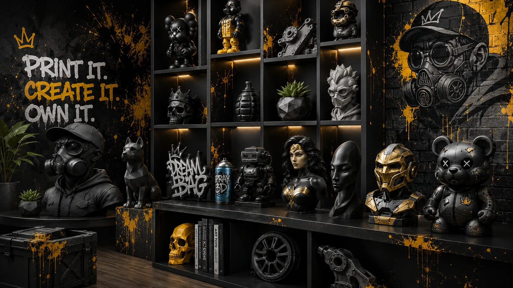 Customer character print gallery image